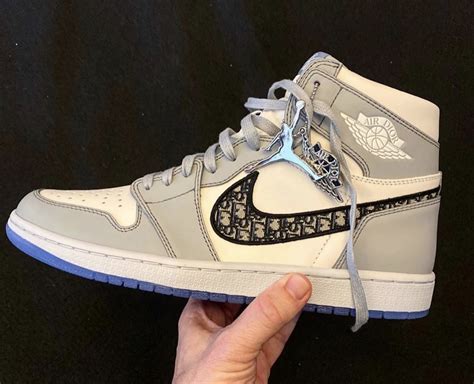 dior air jordan 1 high sneakers|nike Dior price.